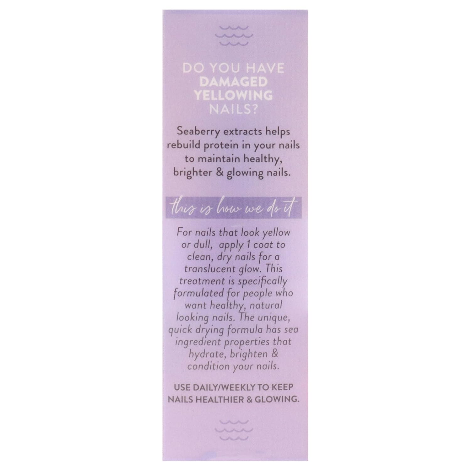 Nailtopia Healing and Brightening Nail Treatment - Nail Growth Oil - Nail Strengthener Treatment for Hard Nails - With Superfood Sea Berry - 0.41 oz-BrightBean Baby