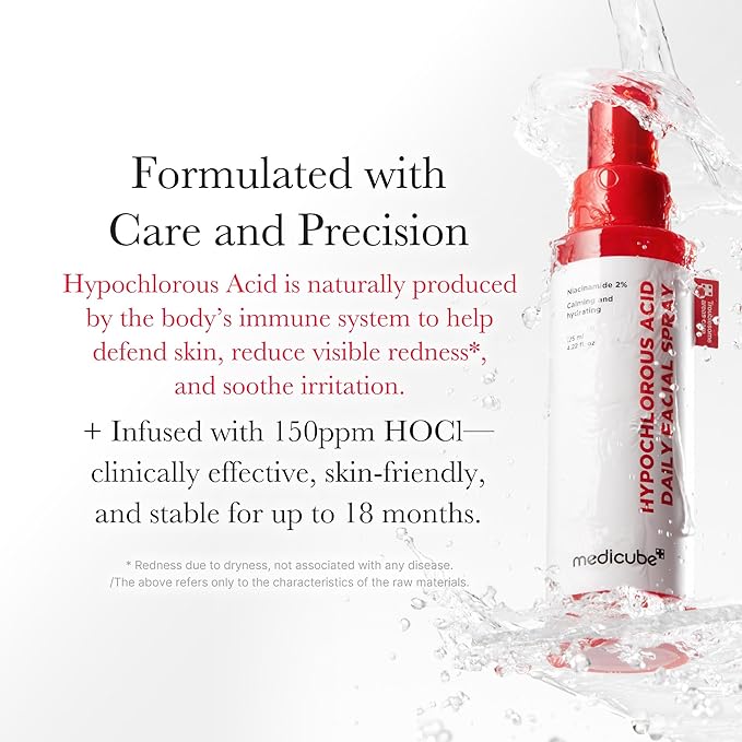 medicube Power Soothing Spray | Hypochlorous Acid Spray For All Skin Types, Delicate Skin | Daily Skin Solution & Post-Sun Care | HOCI Facial Mist for Soothing & Calming | Korean Skincare | 4.22 fl.oz-BrightBean Baby