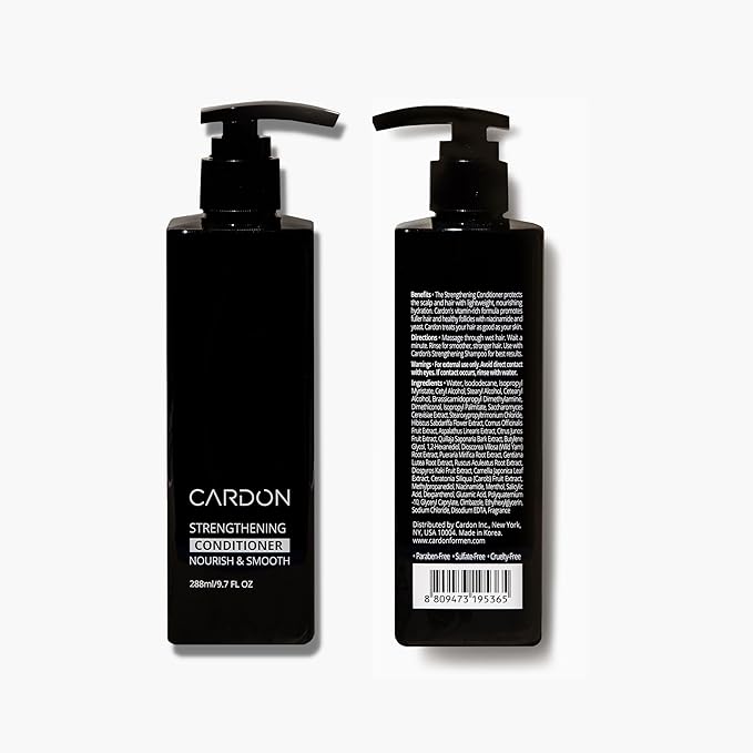 Hair Growth Conditioner for Men by CARDON, Prevent Thinning Hair and Hair Loss with Niacinamide & Vitamin B5 for healthy scalp, Korean Skin care, Deep Conditioner for dry damaged hair, (1 Bottle)-BrightBean Baby