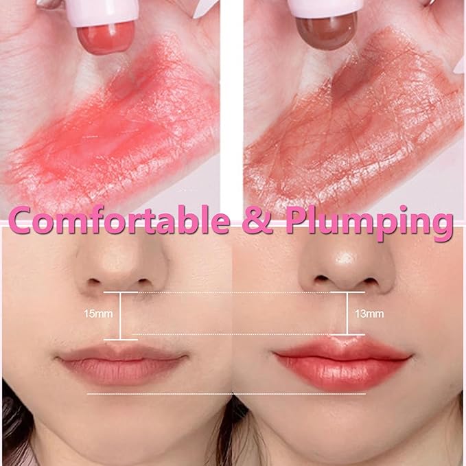 Tinted Lip Balm, Hydrating Colored Lip Balm , Moisturizing Lipstick for Women, Color Lip Plumper Balm,Lip Brightening for Dark Lips, Lip Tinted Moisturizer, Lip Moisturizer for Very Dry Lips, Reduce Lip Wrinkles, 4.8G/0.17Oz-BrightBean Baby