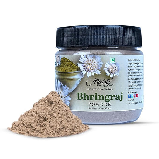 100% Natural Bhringraj Powder | (100 gms) False Daisy Powder Herbal Supplement | Eclipta Alba for Hair Growth Supplements | Karisalankanni Ayurvedic Support for Healthy Hair | Herbal Hair Mix-BrightBean Baby