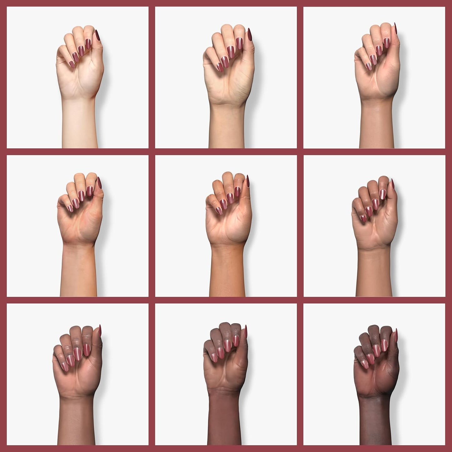 Beetles Red Gel Polish, Burgundy Red Fall Color Gel Nail Polish Soak Off UV Lamp Wine Red Nail Polish, Home Salon DIY Design Art Manicure Gift for Women, 1Pcs 15ml-BrightBean Baby