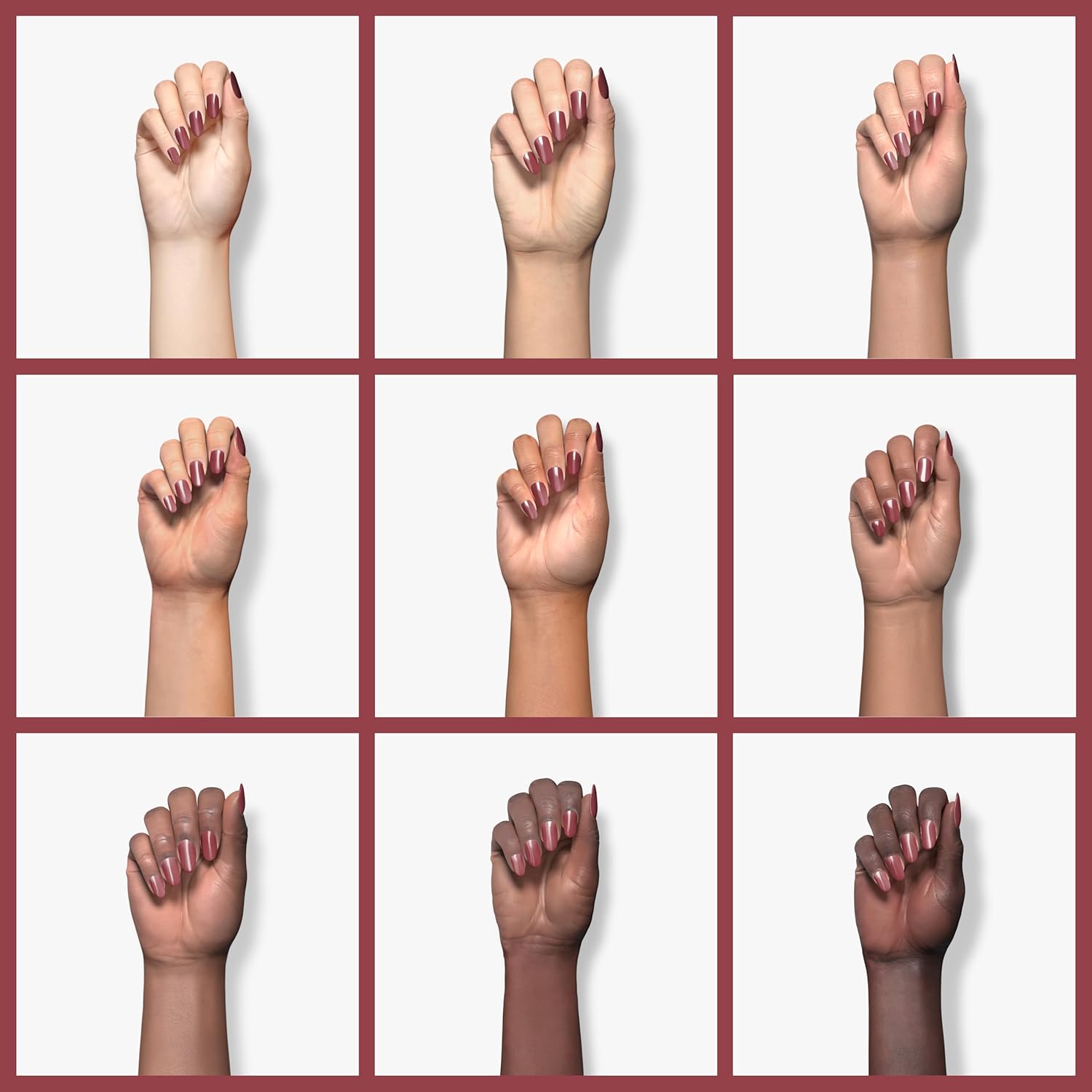 Beetles Red Gel Polish, Burgundy Red Fall Color Gel Nail Polish Soak Off UV Lamp Wine Red Nail Polish, Home Salon DIY Design Art Manicure Gift for Women, 1Pcs 15ml-BrightBean Baby