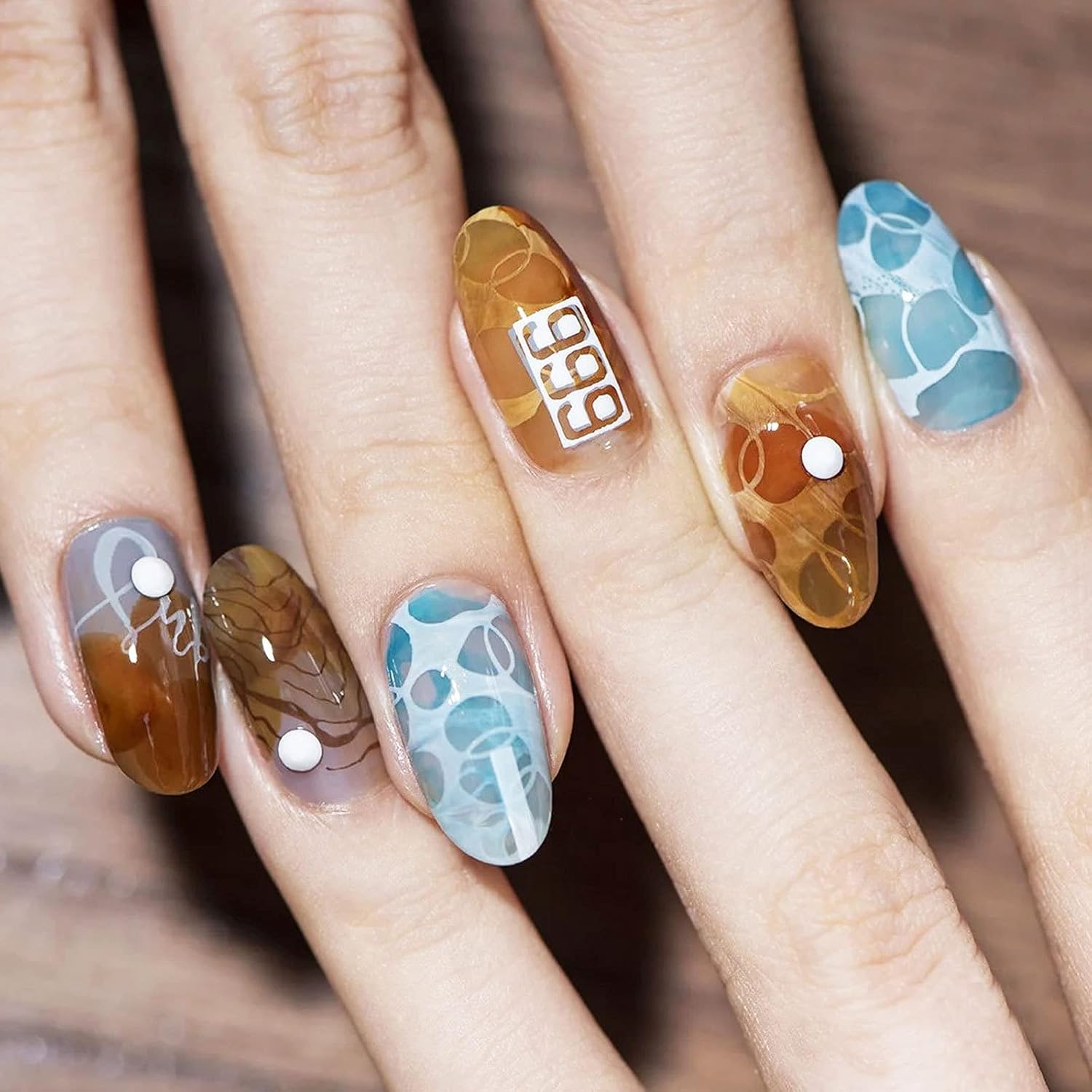 Nail Art Stamper Clear Silicone Nails Stamping Jelly with Scraper Transparent Visible Body DIY Manicure Nail Art Tool For DIY Nail Decor French Nail Manicure-BrightBean Baby