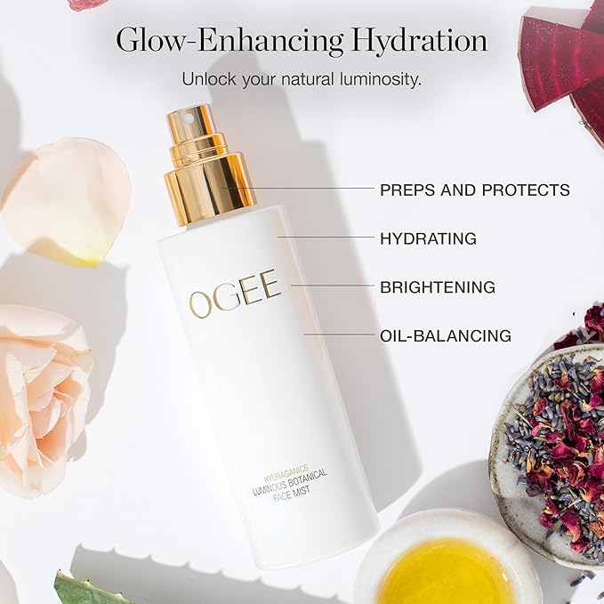 Ogee Rose Botanical Face Mist – Hydrating Organic Vegan Facial Mist, 90ml-BrightBean Baby