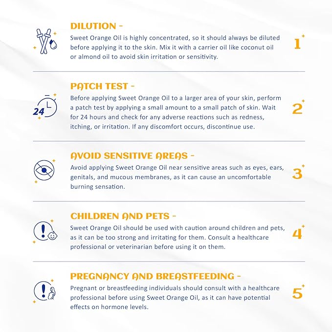 HIQILI 30ML Sweet Orange Essential Oil - Pure and Natural for Diffuser, Skin - 1 Fl Oz-BrightBean Baby