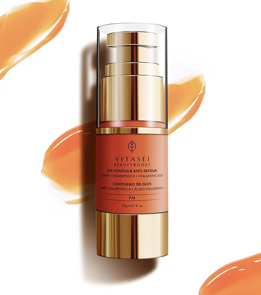 Moisturizing Night Serum w/Hyaluronic Acid, Cucumber, Grape & Coffee Extract for Dark Circles, Puffiness & Bags - Under Eye Hydration Serum for Women & Men (0.67 Fl Oz)-BrightBean Baby