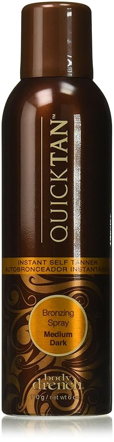 Body Drench Quick Tan Instant Self Tanning Spray, Medium Dark, 6 oz (Pack of 3)-BrightBean Baby