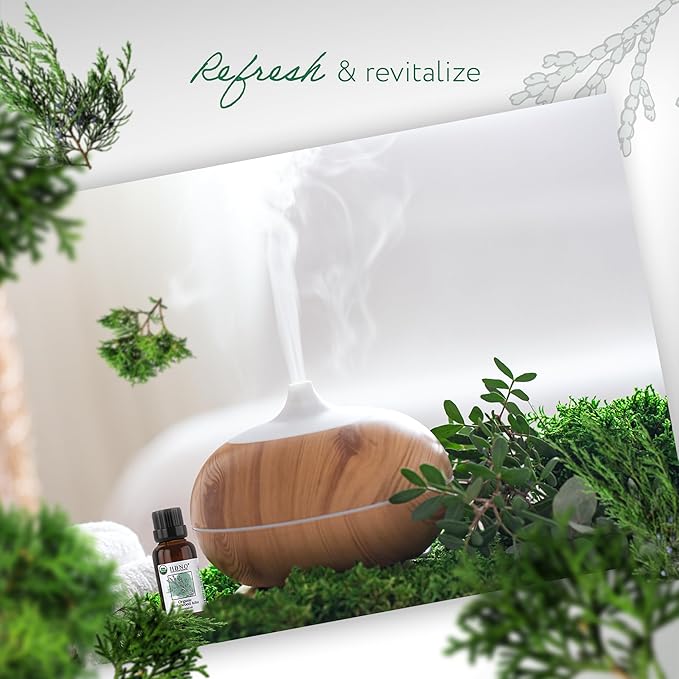 HBNO California Bottled Organic Cedarwood Essential Oil 1 fl oz (30ml) - USDA Certified Organic Cedarwood Essential Oil for Aromatherapy, Soap Making, DIY, Fragrances, Diffuser-BrightBean Baby