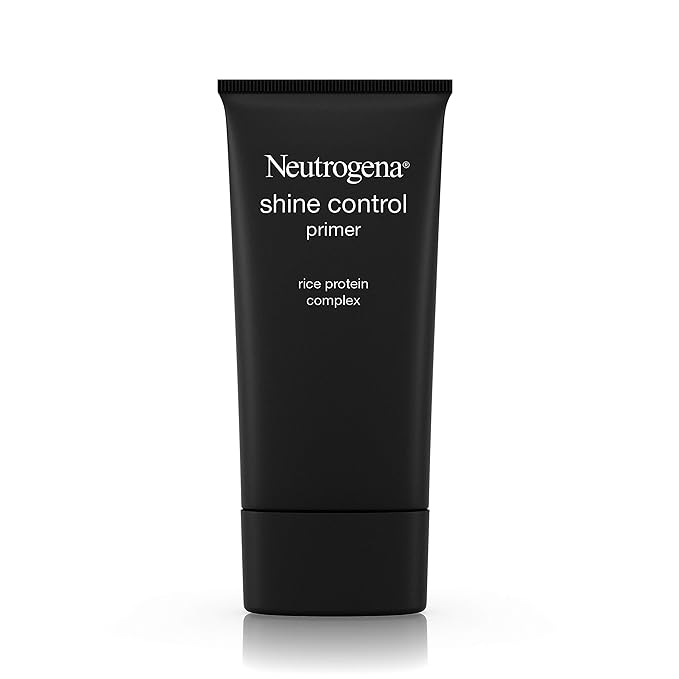 Neutrogena Shine Control Mattifying Liquid Face Primer for Oily Skin, Lightweight, Non-Comedogenic and Non-Greasy Pore and Makeup Primer with Oil-Absorbing Rice Protein, 1 fl. oz (Pack of 2)-BrightBean Baby