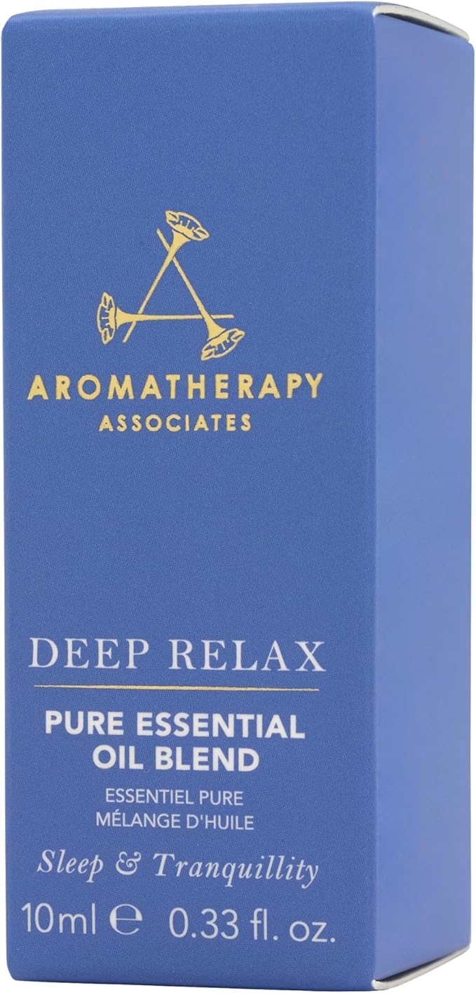 Aromatherapy Associates Deep Relax Pure Essential Oil Blend. Premium Undiluted Blend. Hand-Crafted with Vetivert, Chamomile and Sandalwood (0.33 fl oz)-BrightBean Baby