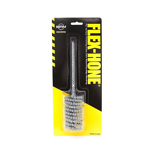 Brush Research BC118800 FLEX-HONE®, 1-1/8" (28.6mm) Diameter, 800 Grit, Silicon Carbide, for Mild Steel, Stainless Steel, Cast Iron and Softer Ferrous Materials
