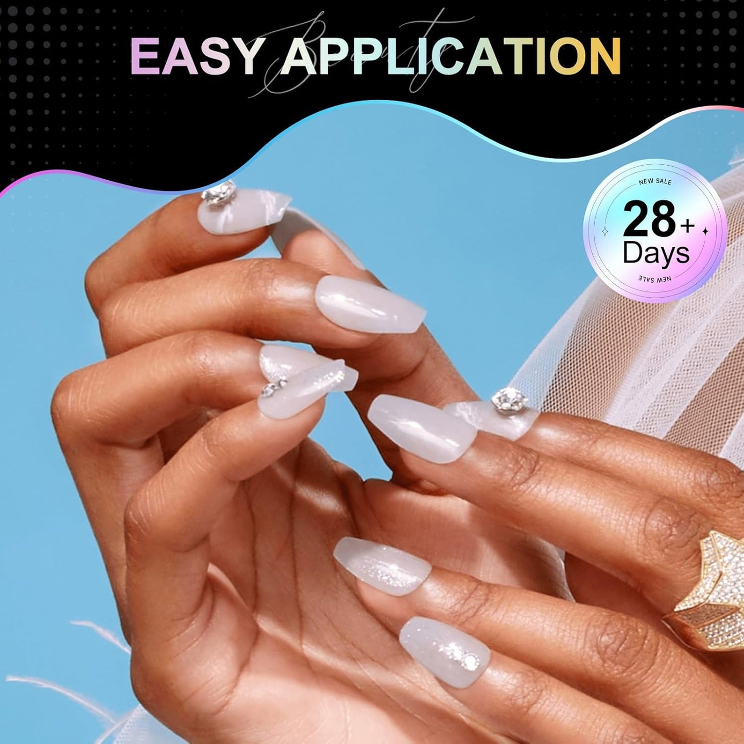 Coffin Nail Tips Medium Coffin Soft Gel Nail Tips 240Pcs Acrylic Full Cover Pre-Shape Nails Tips Half Matte Clear Press on Nails for Nail Extension Manicure Home DIY Salon 12 Sizes Gelly False Nails-BrightBean Baby