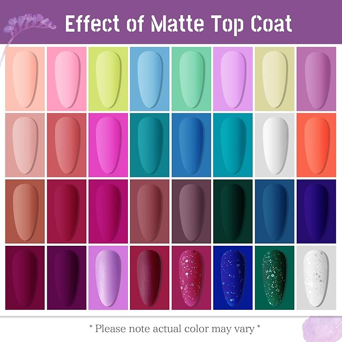 JODSONE 32+4 Pcs Gel Nail Polish Kit Soak Off Gel Polish Set Glitter Gel Nail Kit Nail Art Salon DIY at Home Manicure Kit-BrightBean Baby