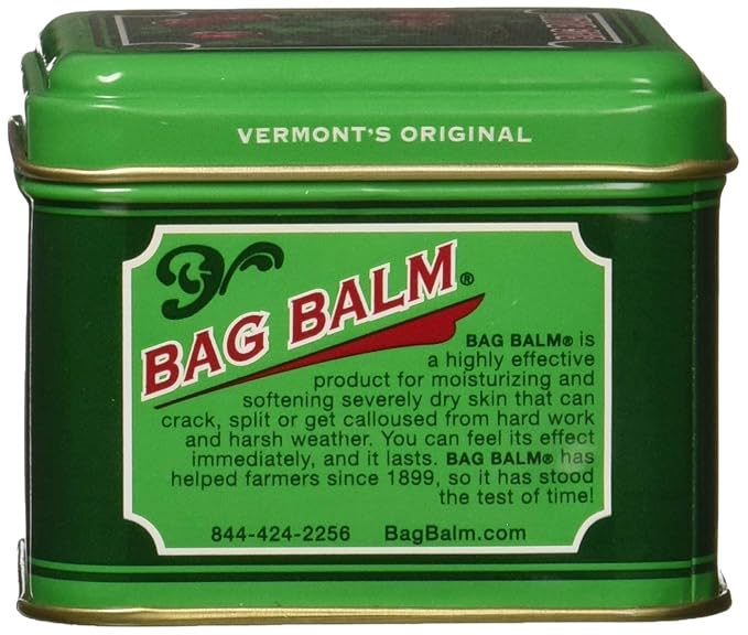 Bag Balm Skin Moisturizer with Lanolin for Chapped Lips, Dry Skin and More | 4oz Tin-BrightBean Baby