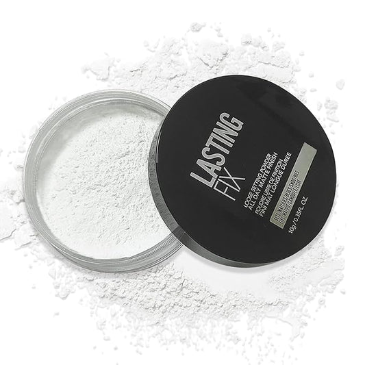 White Setting Powder Translucent Loose Setting Powder Matte Smooth Oil Control Loose Face Powder Waterproof Long Lasting Lightweight Setting Powder Makeup-BrightBean Baby