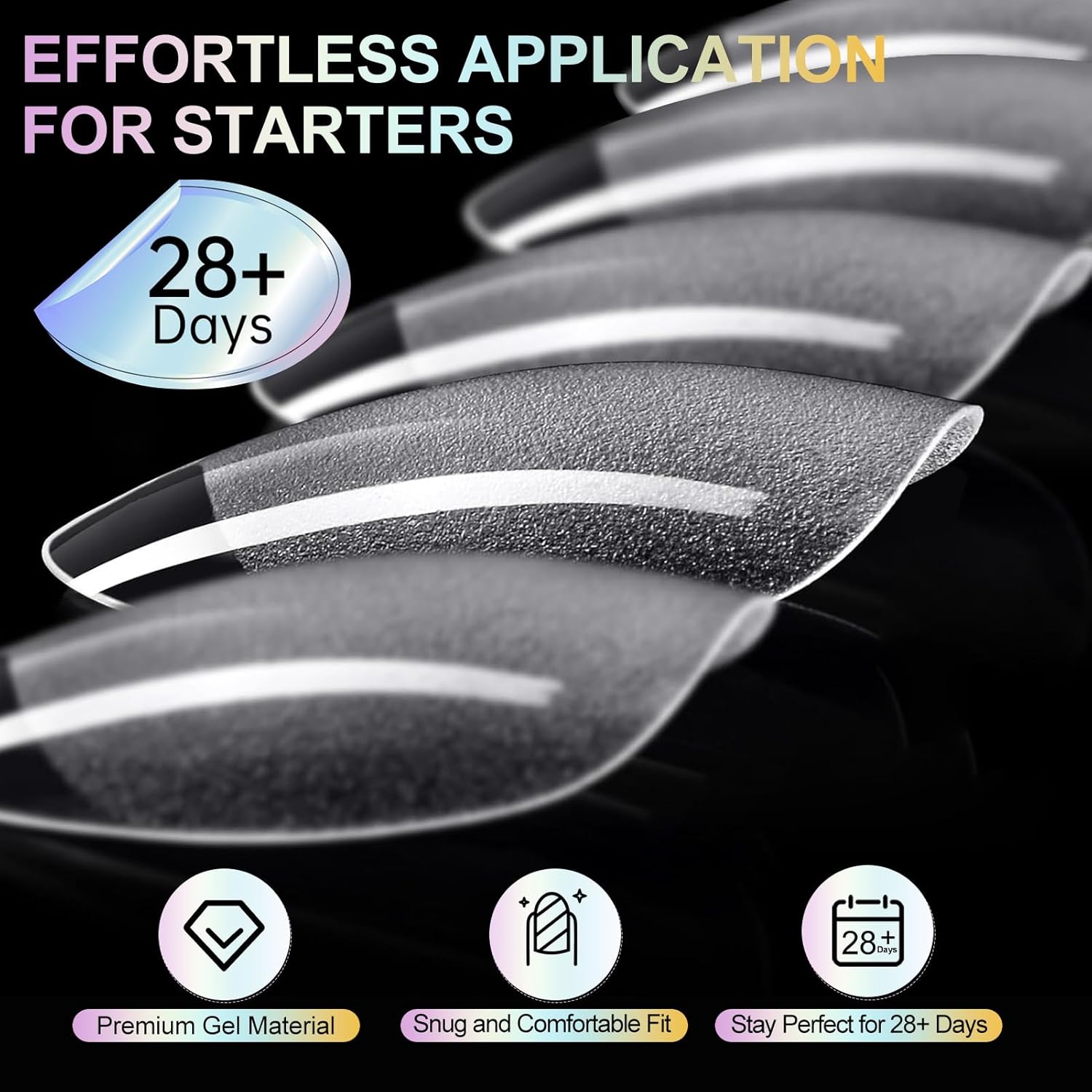 Almond Nail Tips Short Soft Gel Nail Tips 240Pcs Short Almond Full Cover Nails Tips Pre-Shaped Half Matte Gelly Press on Fake Nails Tip for Acrylic Nail Tip Extension Home DIY & Salon Nails 12 Sizes-BrightBean Baby