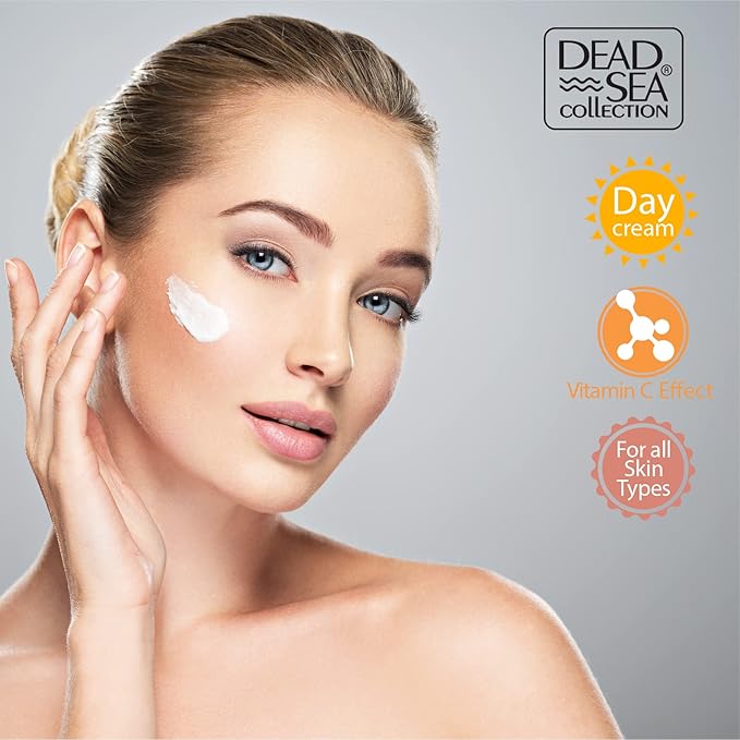 Dead Sea Collection Facial Kit - Day and Night Creams & Facial Serum with Vitamin C & Collagen - Anti-Aging and Anti-Wrinkle-BrightBean Baby