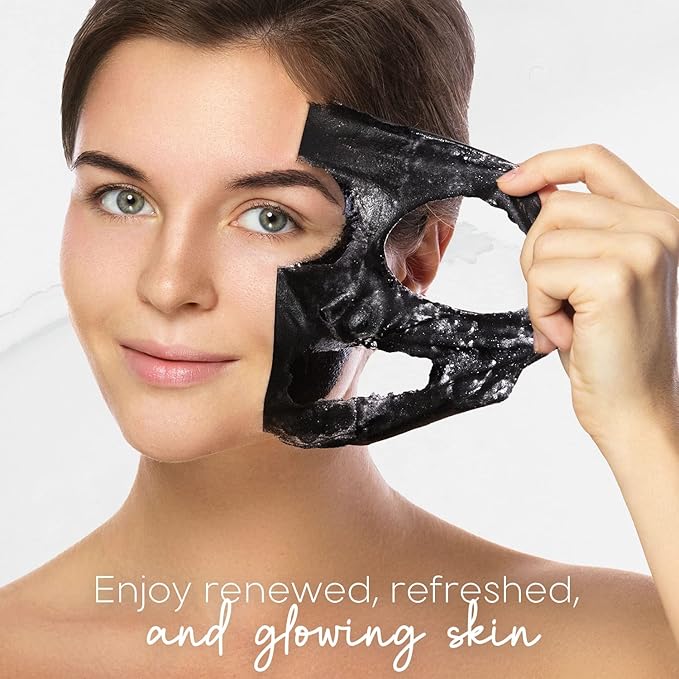 Charcoal & Tea Tree Peel-Off Face Mask - Blackhead Remover, Acne Treatment, Unclogs Pores, Deep Cleansing - Dermatologist Tested Korean Skincare, Clean Beauty, Cruelty-Free - 6.7 Fl oz-BrightBean Baby