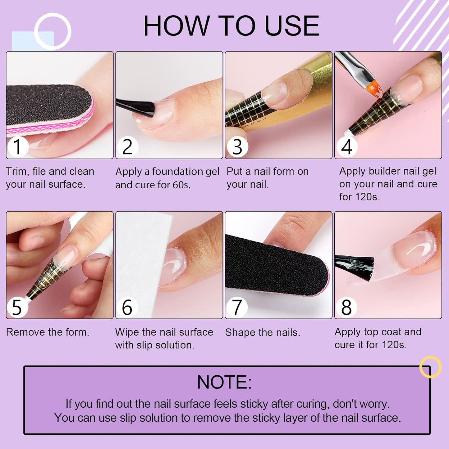 SAVILAND LED & U V Builder Nail Gel - 100 G Large Capacity Clear Hard Gel for Nails, Nail Extension Strengthen Hard Builder Kit Stuff for DIY Art Manicure Set-BrightBean Baby