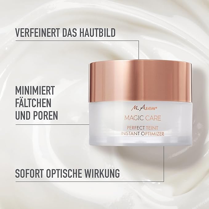M. Asam Magic Care Perfect Teint (1.01 Fl Oz) - Transparent Make Up, Skin Care Face Cream And Makeup Primer. Beauty Product That Is Known To Minimize Wrinkles & Pores, With Peptide Complex & Retinol-BrightBean Baby