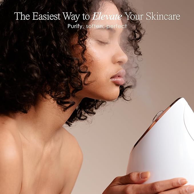 Sensa | Nano Ionic Facial Steamer by Project E Beauty | Deep Pore Cleansing | Warm Mist Sprayer | Detoxify & Clarify Complexion | Moisturize & Hydrate | Home Face Sauna | with 3 Essential Oil Baskets-BrightBean Baby