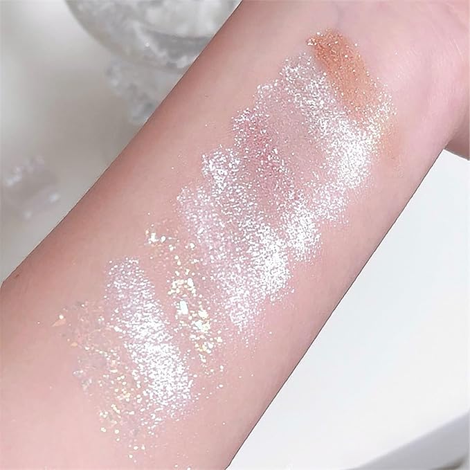 Erinde 9 Colors Eyeshadow Palette, Matte Shimmer Glitter Eye Shadow Palette Makeup, Highly Pigmented Long Lasting Waterproof, Colorful Sequins Sparkle Eyeshadow Makeup Pallet-BrightBean Baby