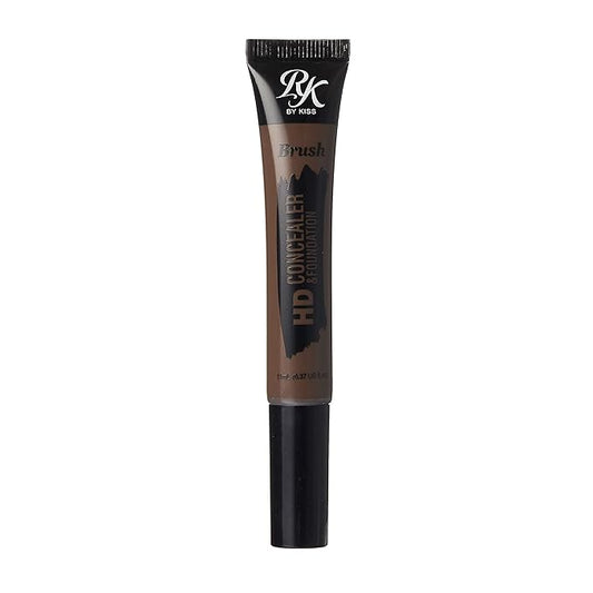 Ruby Kisses HD Concealer & Foundation Flawless Full Cover Brush Face Makeup (Mahogany)-BrightBean Baby