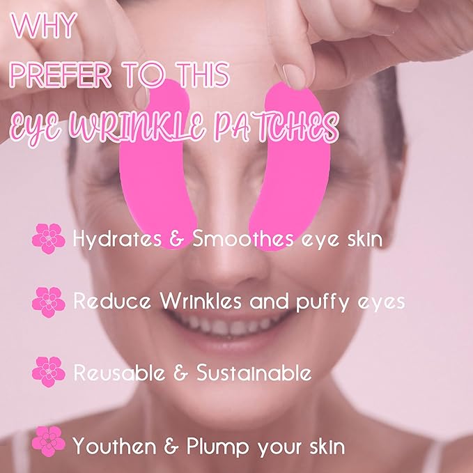 CCbeauty Reusable Under Eye Patches + Eye Cream Applicator Value Set | 100% Silicone Eye Gel Pads | Boost Hydration | Minimize Fine Lines + Wrinkles + Dark Circles | Storage Tin Included | Mango-BrightBean Baby