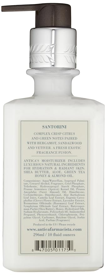 Antica Farmacista Body Moisturizer - Moisturizing Scented Lotion - Premium Body Moisturizer - Luxury Gift for Women & Men - Hand & Skin Hydration - Santorini, 10 Fl Oz-BrightBean Baby