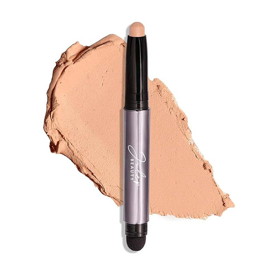 Julep Eyeshadow 101 Cream-to-Powder Waterproof Shadow Stick – Desert Matte – Long-Lasting, Crease-Proof, Light Beige Matte Cream Eyeshadow with Built-in Smudger-BrightBean Baby