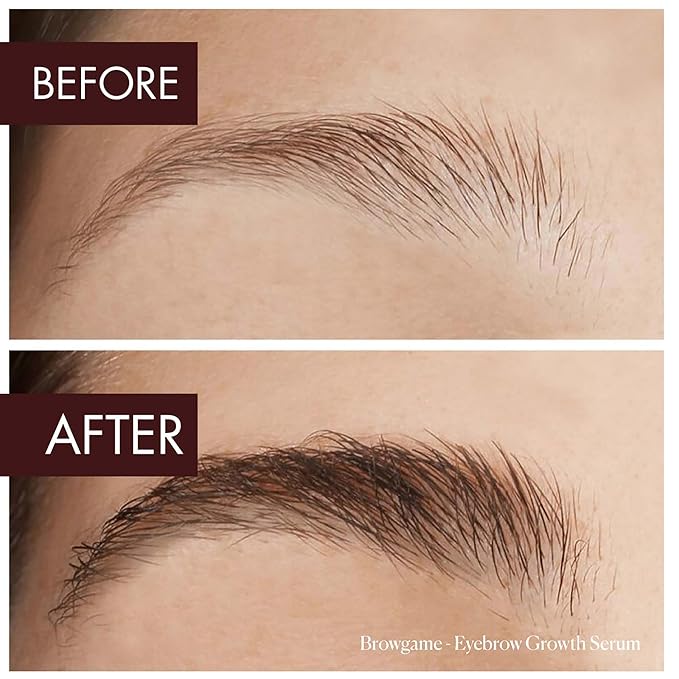 Eyebrow Growth Serum - Provides Full, Healthy And Well Defined Eyebrows - High Technology Formula - Vegan And Cruelty Free - Flexible Applicator Developed Specifically For Brows - 0.1 Oz-BrightBean Baby