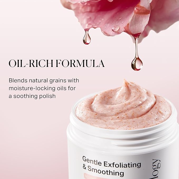 depology Microdermabrasion Facial Scrub – Exfoliator Face Polish with Walnut Shell, Jojoba & Botanical Oils for Radiant, Smooth Skin – Face Exfoliator Gentle Pore Refining for Dull or Uneven Texture-BrightBean Baby