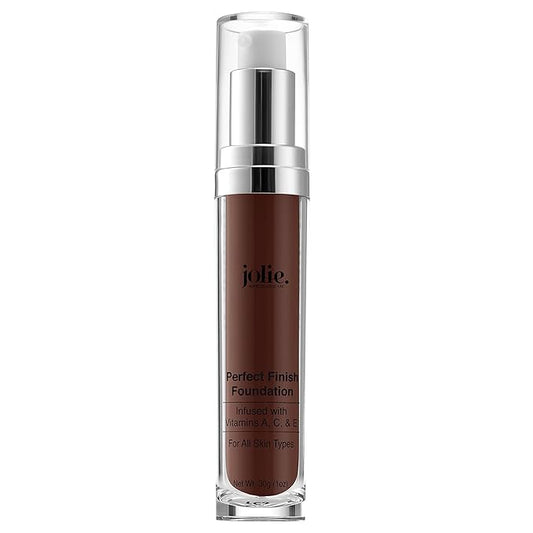 Jolie Perfect Finish Liquid Foundation Makeup SPF 15 Oil Free (DC3)-BrightBean Baby