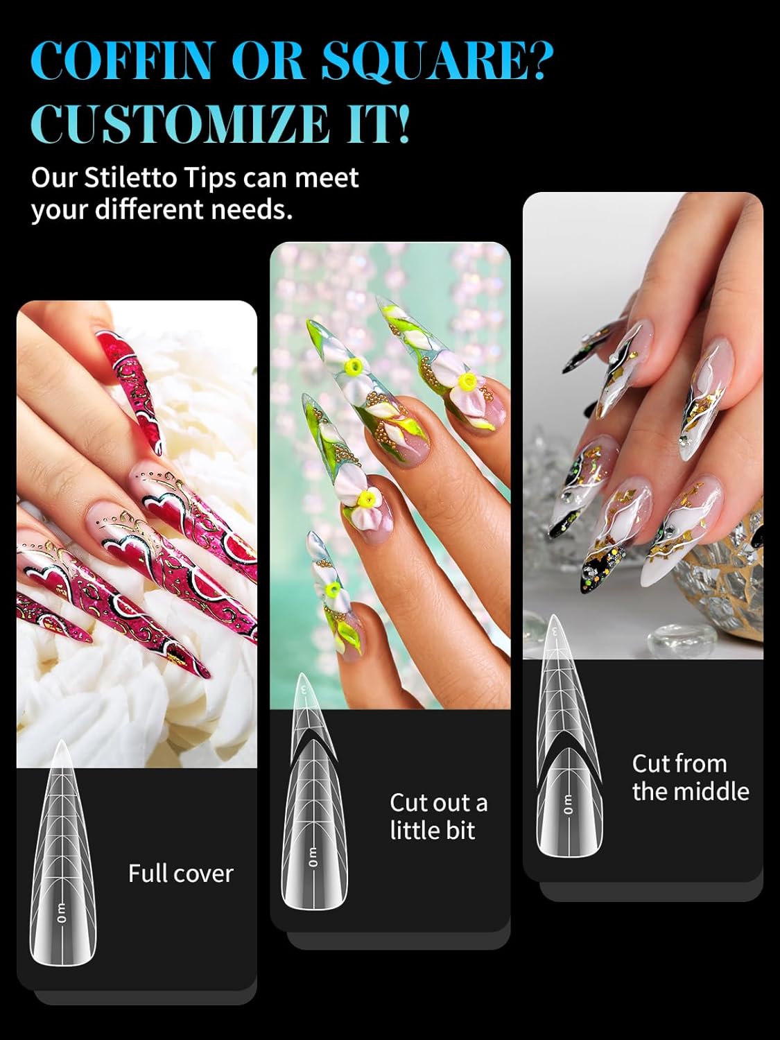 EBANKU Dual Nail Forms for Poly Extension Gel, 450 PCS Pink Nail Forms Reusable Acrylic Nail Molds Sets, 15 Sizes Nail Extension Forms for Builder Gel Manicure Nail Art Design Salon DIY-BrightBean Baby