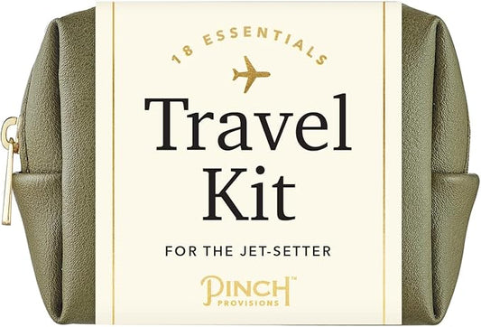 Pinch Provisions Travel Kit, includes 18 Must-Have Emergency Essential Items for Travelling, Ideal Road Trip or Airport Gift for Friends, Family & Peers, Portable Pouch-BrightBean Baby