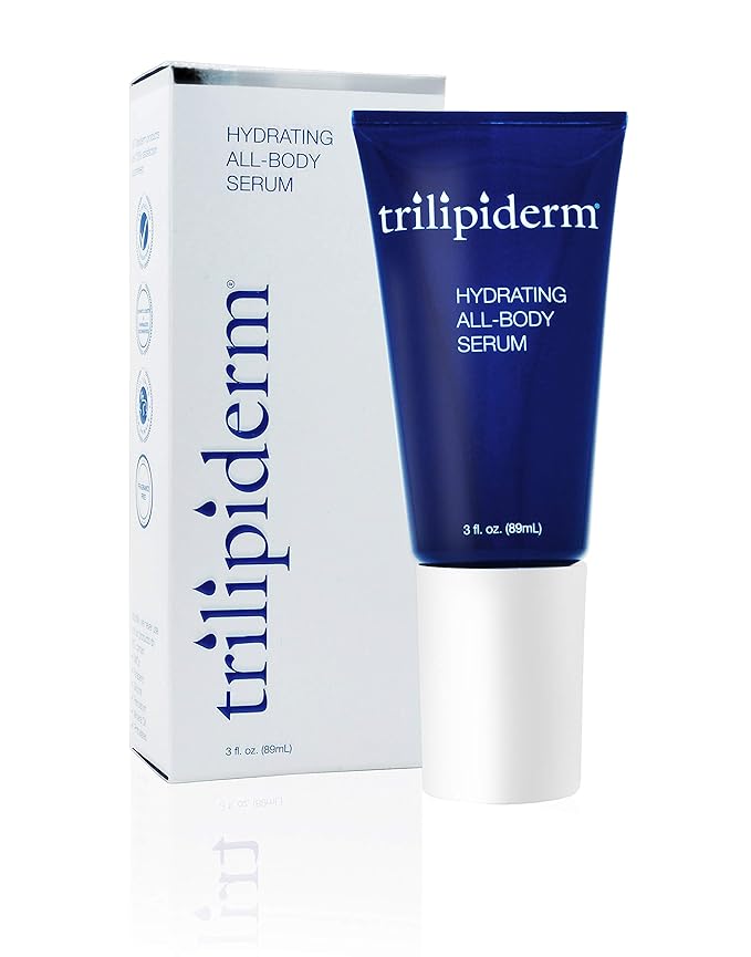 Trilipiderm Essential Body Regimen Bundle Set – 4 Simple Steps for this regimen - Start with Gentle Exfoliant Cleanser, Sun Care and Rejuvenating System that is powerful, natural and healthy hydration-BrightBean Baby