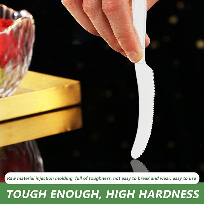 Compostable Forks,300 Disposable Forks for Party,Large Biodegradable Forks Eco Friendly Durable and Heat Resistant,Alternative to Plastic Forks