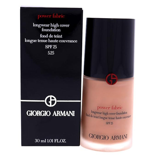 Power Fabric Longwear High Cover Foundation SPF 25-5.25 by Giorgio Armani for Women - 1 oz Foundation-BrightBean Baby