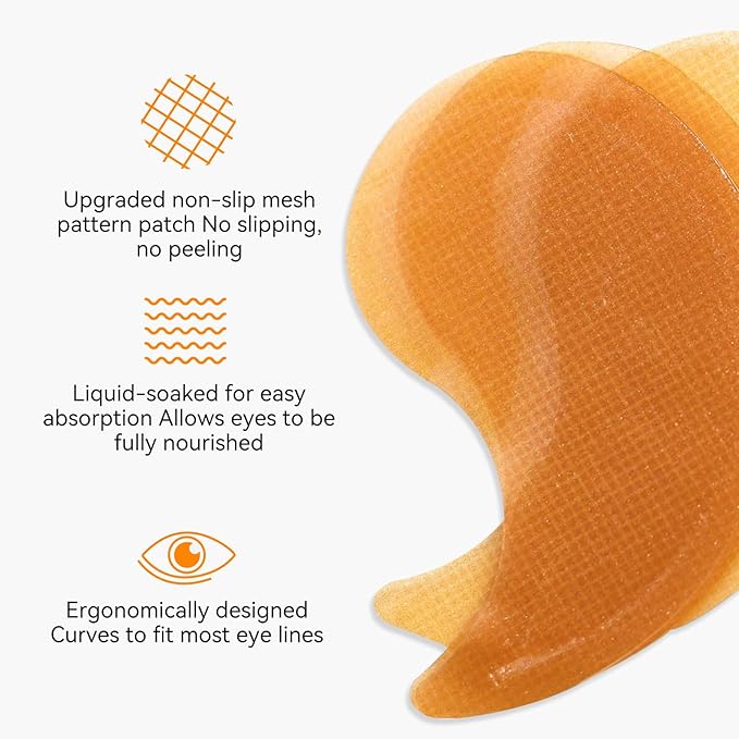 Vitamin C Under Eye Patches(30 Pairs) -Cooling Eye Masks for Dark Circles, with Caffeine Niacinamide Hydra-Gel Collagen, Puffy Eyes & Eye Bags Treatment, Fine Lines & Wrinkles Reduce, Anti-Aging-BrightBean Baby