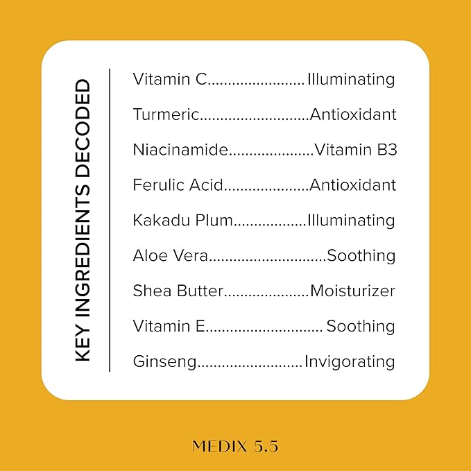 Medix 5.5 Vitamin C Cream Face Lotion & Body Lotion Moisturizer | Anti Aging Skin Care Firming & Brightening Cream Diminishes The Look Of Uneven Skin Tone, Age Spots, & Sun Damaged Dry Skin, (2-Pack)-BrightBean Baby