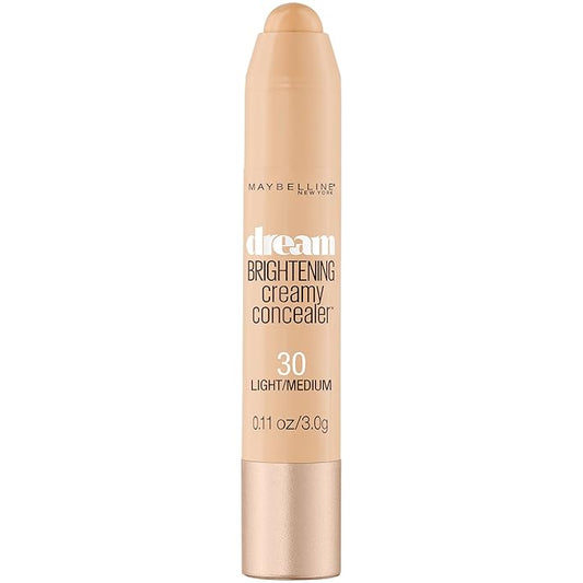 Maybelline Dream Brightening Creamy Concealer, Light/Medium, 0.11 oz.-BrightBean Baby