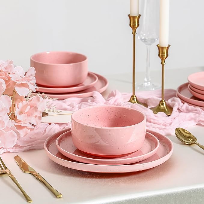 GZG 6 Inch Ceramic Cereal Bowls Set of 4, 28oz Large Soup Salad Pasta Bowls, Porcelain Oatmeal Bowl for Kitchen, Microwave & Dishwasher Safe