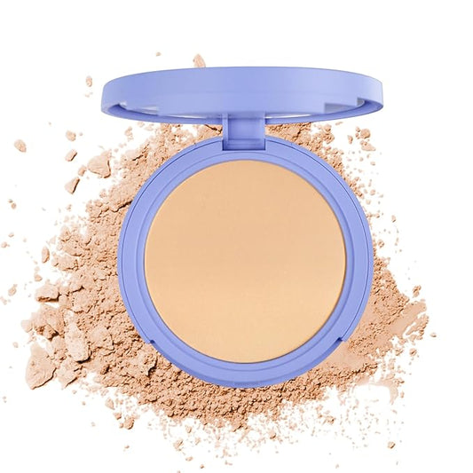 Oil Control Face Powder, Matte Smooth Setting Powder, Waterproof Long-Lasting Setting Powder, Perfect Lightweight Face Makeup For Soft Focus Finish, Minimizes Fine Lines And Pores (Nature BEIGE)-BrightBean Baby