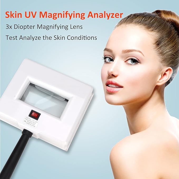Beauty Star Woods Lamp Skin Analyzer, Professional Esthetician Supplies, Portable SPA Beauty Skin Care Tool-BrightBean Baby
