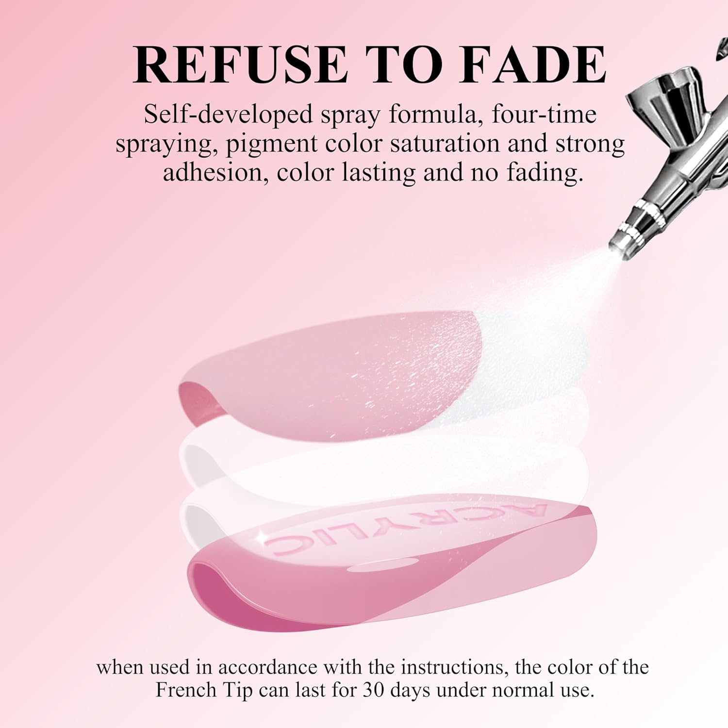 French Gel Nail Tips - Jofay Fashion French Tip Press on Nails 10-Piece Set 320Pcs, 3 in 1 Nude long Square Nail Tips, No Need to File Acrylic Fake Nails for Nail Art DIY & Nail Extension, 16 Sizes-BrightBean Baby