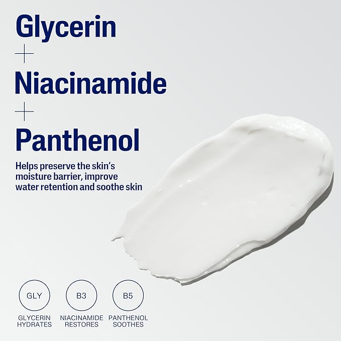 Cetaphil Face & Body Moisturizer, Hydrating Moisturizing Cream for Dry to Very Dry, Sensitive Skin, NEW 16 oz, Fragrance Free, Non-Comedogenic, Non-Greasy-BrightBean Baby