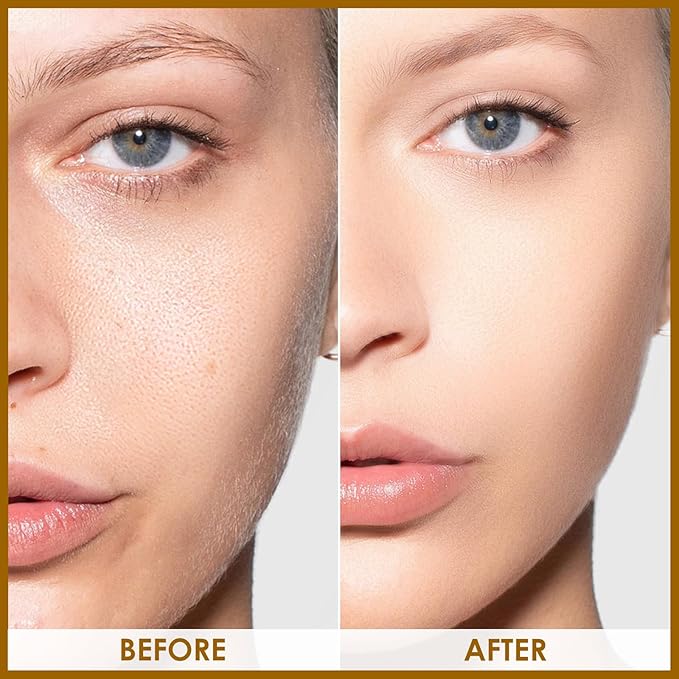 FOCALLURE Pore Filler Targeted Stick,Pore-minimizing Primer Stick with Lightweight Formula,Create a Perfectly Smooth and Matte Finish,Face Primer for All Skin Types Makeup-BrightBean Baby