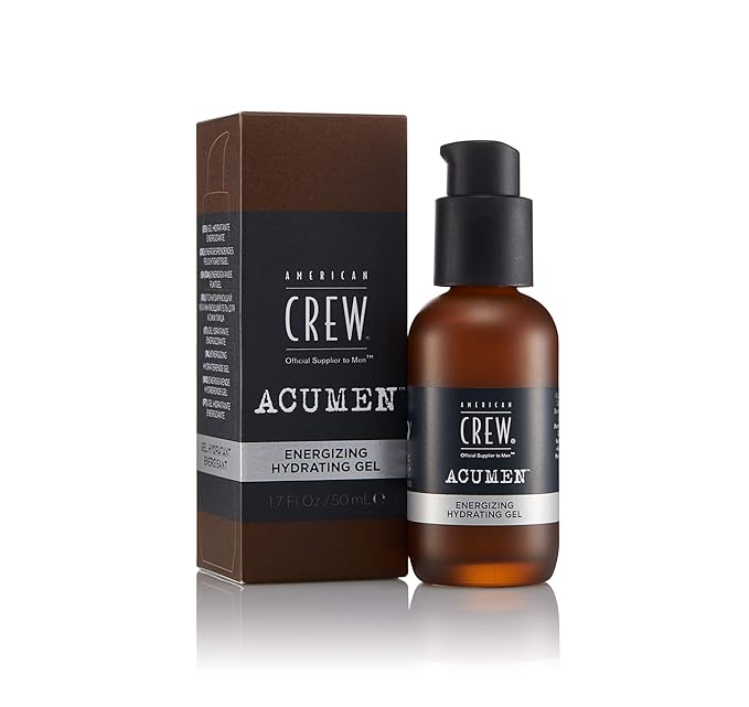 American Crew Men's Moisturizing Gel and Essential Travel Kit with Shampoo, Shave Cream, Gel by American Crew Acumen-BrightBean Baby