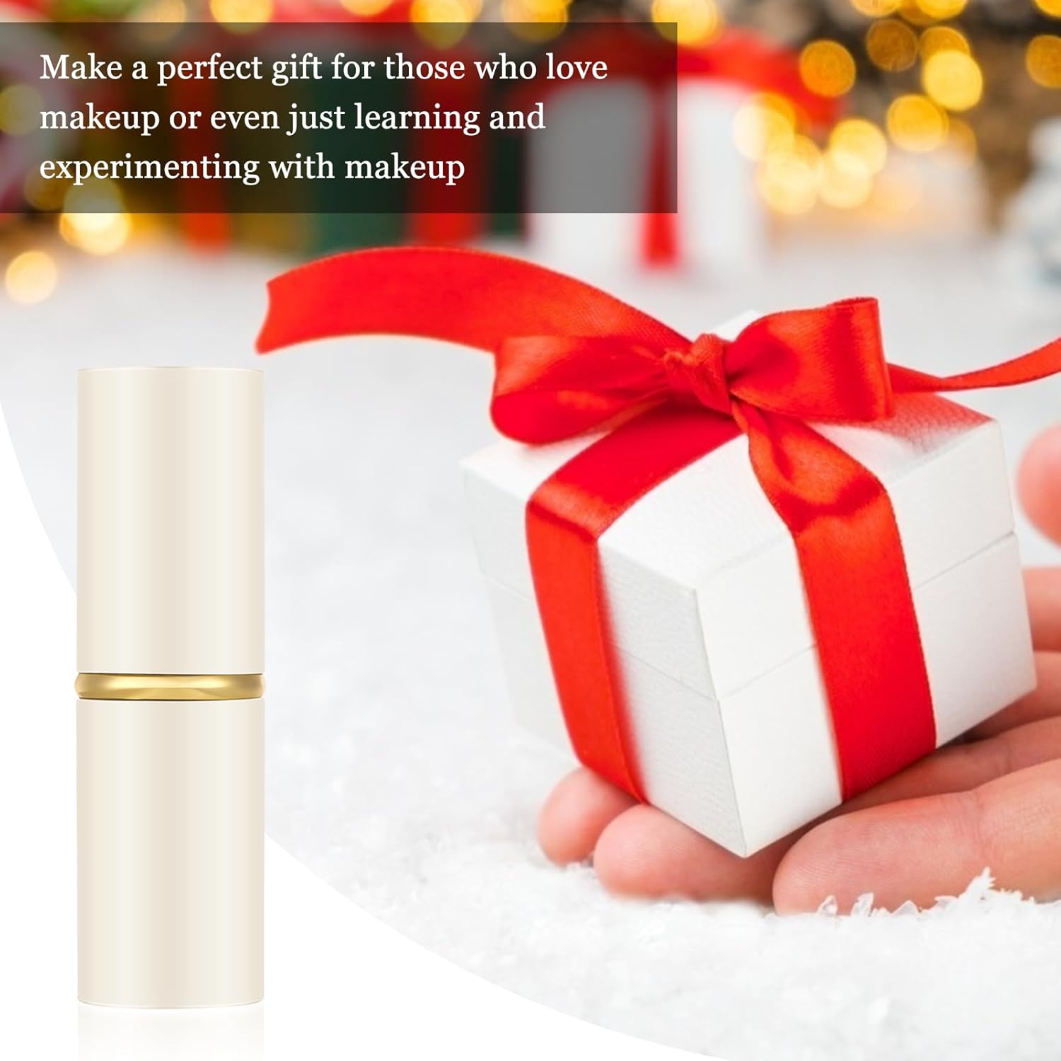 Falliny Retractable Kabuki Makeup Brush, Travel Powder Blush Brush Foundation Makeup Brush with Cover for Blush, Sunscreen,Bronzer, Buffing, Concealer,Highlighter, Powder Cosmetics-BrightBean Baby